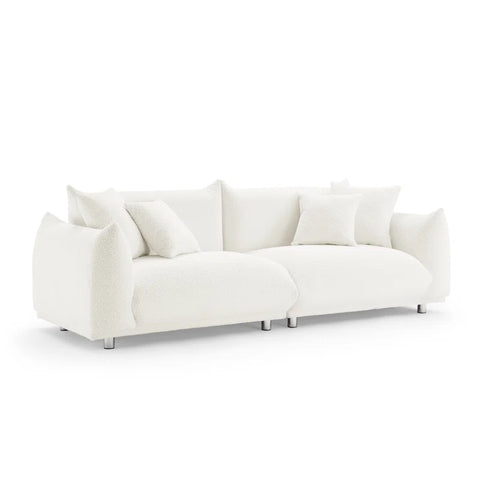 Finesse Sofa Couch In White Color by E-furniture