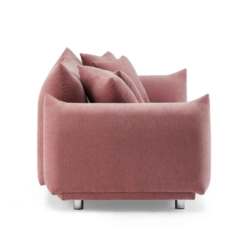 Finesse Sofa Couch In Baby Pink Color by E-furniture