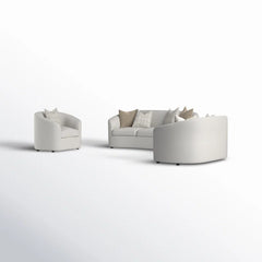 Dropbox Sofa Set In White Color Sued by E-furniture