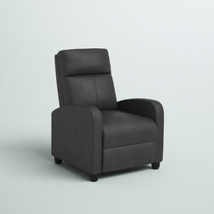 E Furniture Orlando Single Seat Manual mechanism Recliner In leatherrete - E-FURNITURE