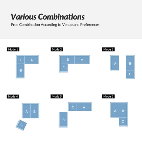 Hadoop Lounger Sofa Set in Blue Color by E-furniture
