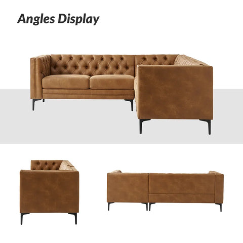 Hadoop Lounger Sofa Set in Beige Color by E-furniture