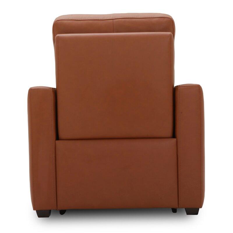 E-Furniture Nevada Single seat Motorised recliner in Choclate brown color leatherrete - E-FURNITURE