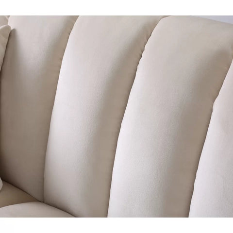 E-Furniture Trello Sofa Cum Bed | Sofa Cum Bed In Cream Color