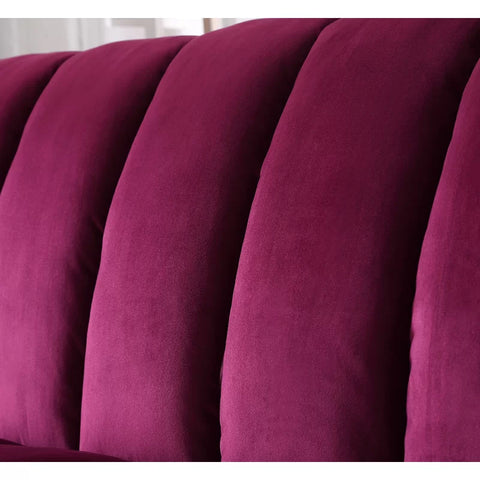 E-Furniture Trello Sofa Cum Bed | Sofa Cum Bed In maroon Color