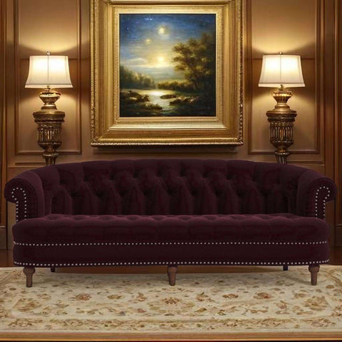 E-Furniture California Couch | 5 Seater Couch In Blue Colour - E-FURNITURE