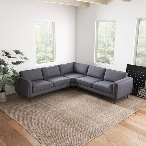Power point  Sectional Sofa Set in Grey Color by E-furniture