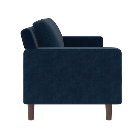 E-Furniture Albuquerque Couch | 2 Seater Couch In Blue Colour - E-FURNITURE