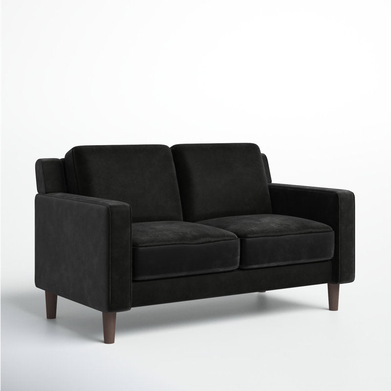 E-Furniture Albuquerque Couch | 2 Seater Couch In Blue Colour - E-FURNITURE