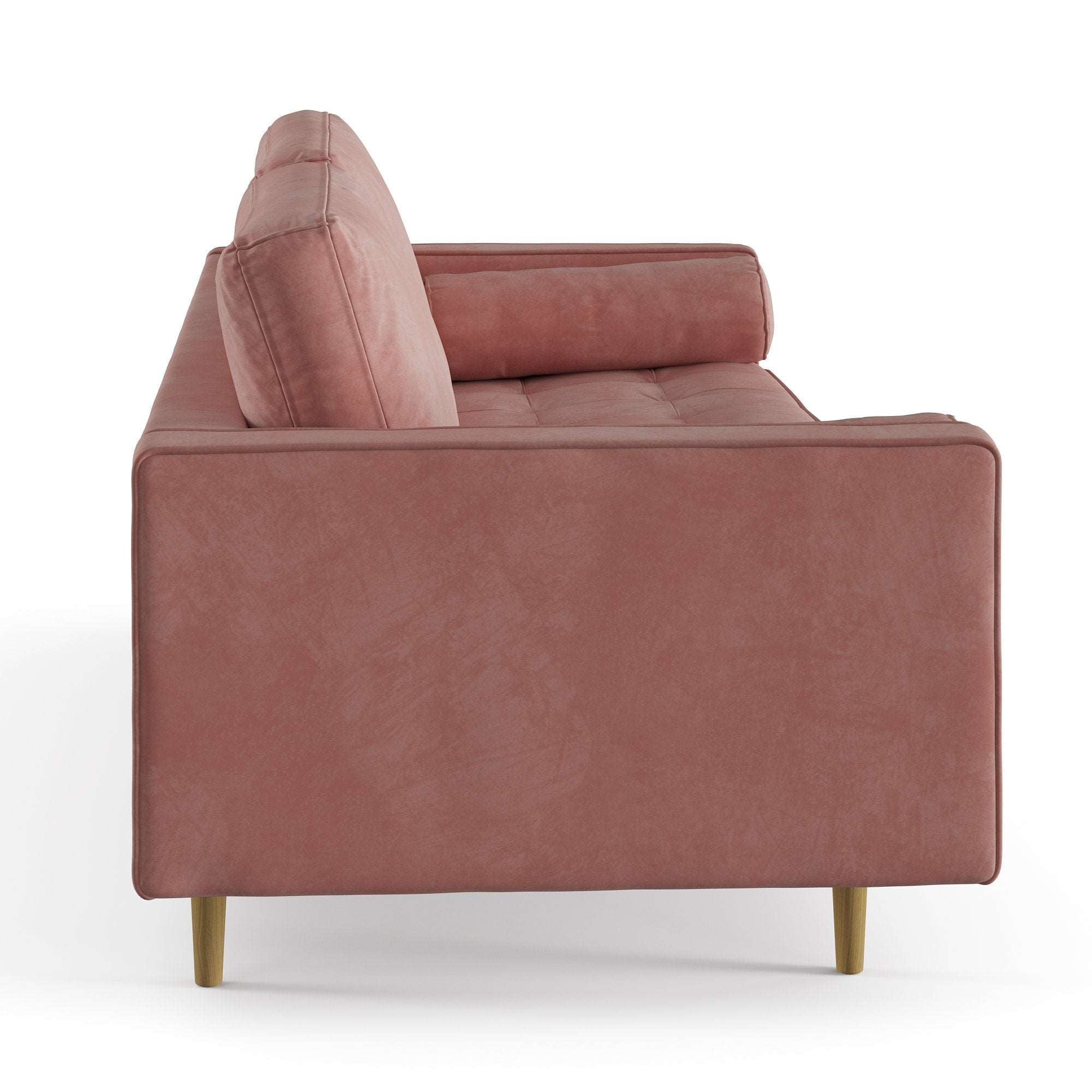 E-Furniture Boston Couch | 5 seater Couch in blue colour - E-FURNITURE