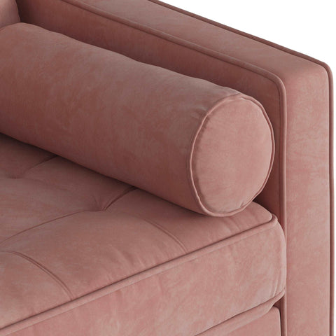 E-Furniture Boston Couch | 5 seater Couch in blue colour - E-FURNITURE