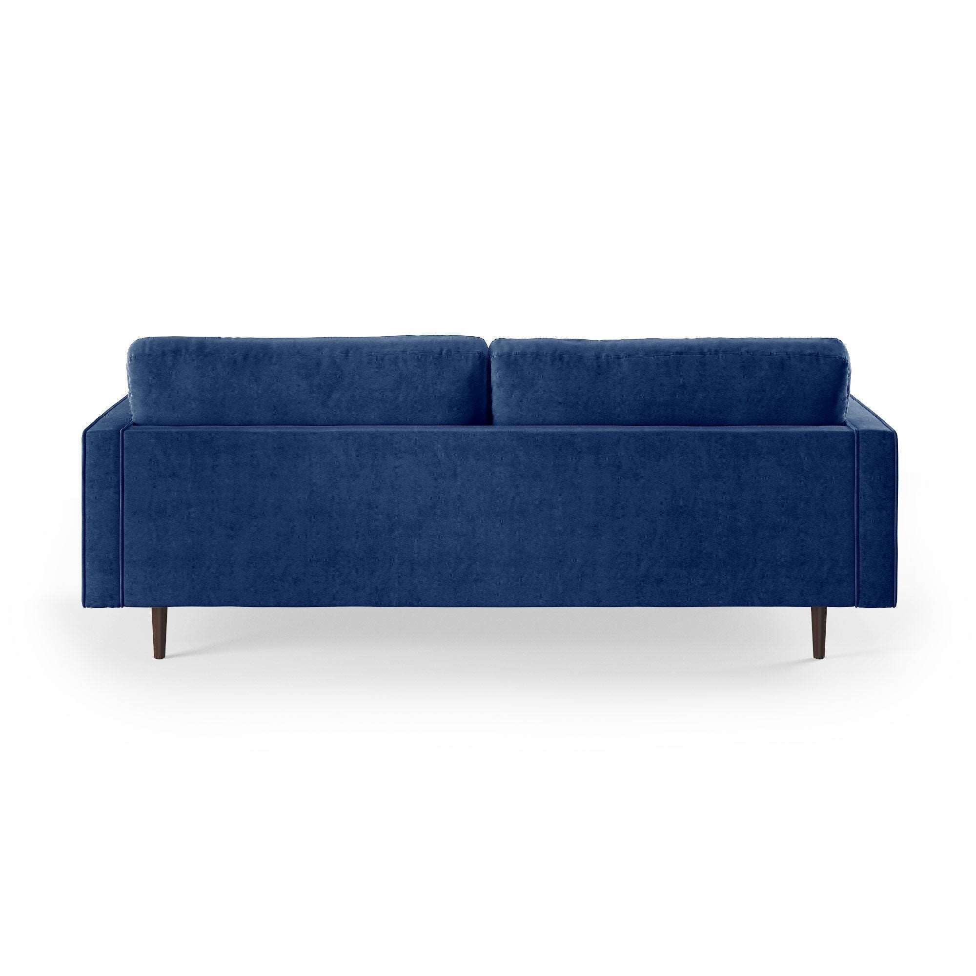 E-Furniture Boston Couch | 5 seater Couch in blue colour - E-FURNITURE