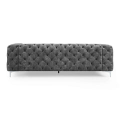 E-Furniture | Chesterfield Classic Sofa, Graphite Glamour