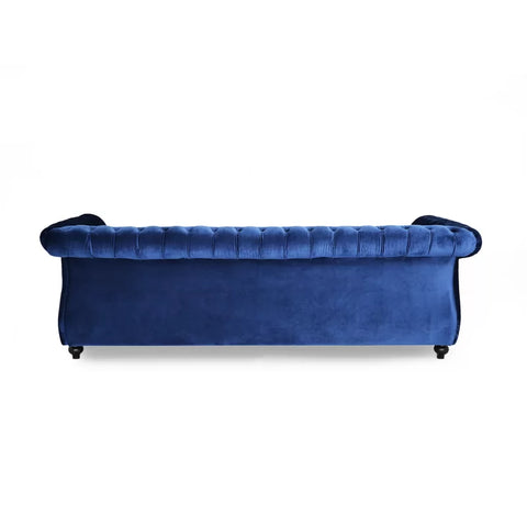 Softek Sofa Couch In Blue Color by E-furniture