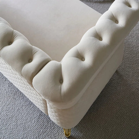 GitHub Sofa Couch In Cream Color by E-furniture