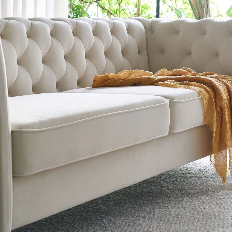GitHub Sofa Couch In Cream Color by E-furniture