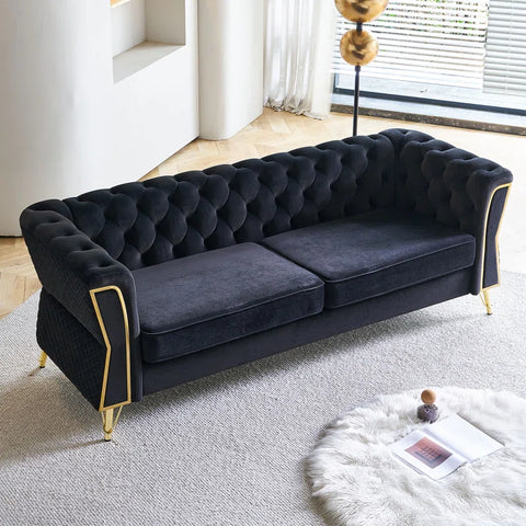 Notion Sofa Couch In Black Color by E-furniture
