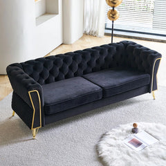 Notion Sofa Couch In Black Color by E-furniture