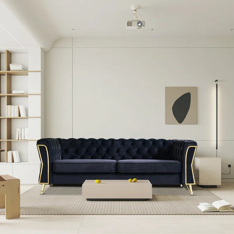 Notion Sofa Couch In Black Color by E-furniture