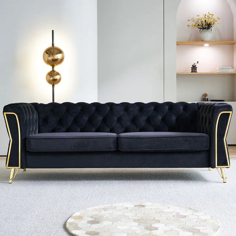 Notion Sofa Couch In Black Color by E-furniture