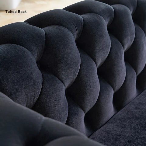 Notion Sofa Couch In Black Color by E-furniture