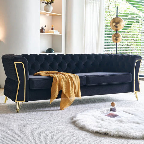 Notion Sofa Couch In Black Color by E-furniture