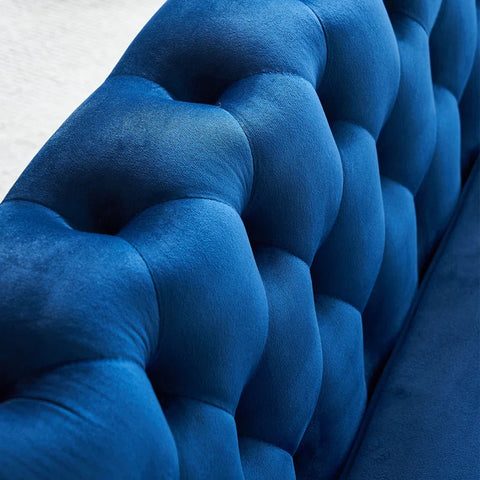 Trello Sofa Couch In Blue Color by E-furniture