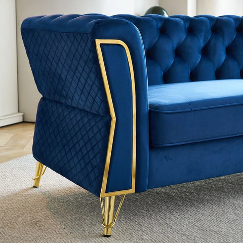 Trello Sofa Couch In Blue Color by E-furniture