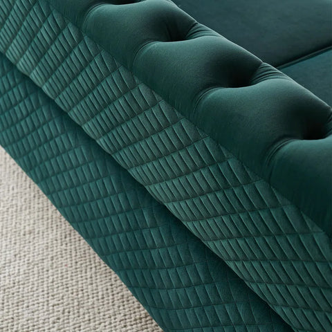 Figma Sofa Couch In Green Color by E-furniture
