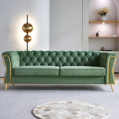 PyCharm Sofa Couch In Peach green Color by E-furniture