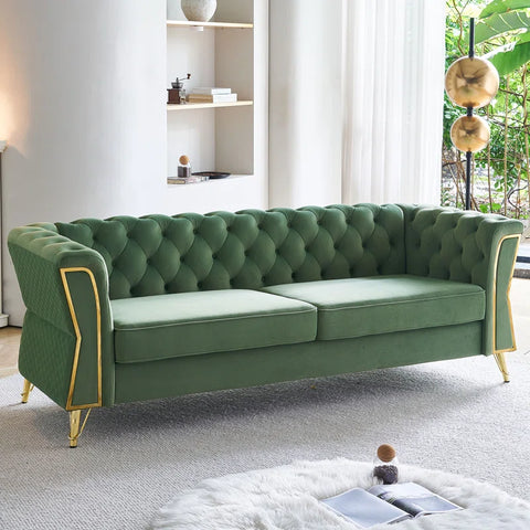 PyCharm Sofa Couch In Peach green Color by E-furniture