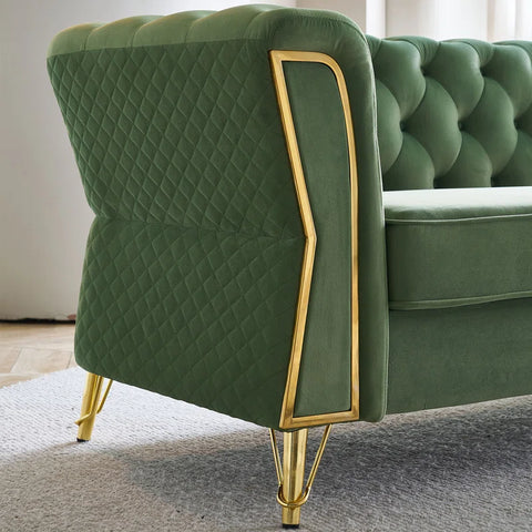 PyCharm Sofa Couch In Peach green Color by E-furniture