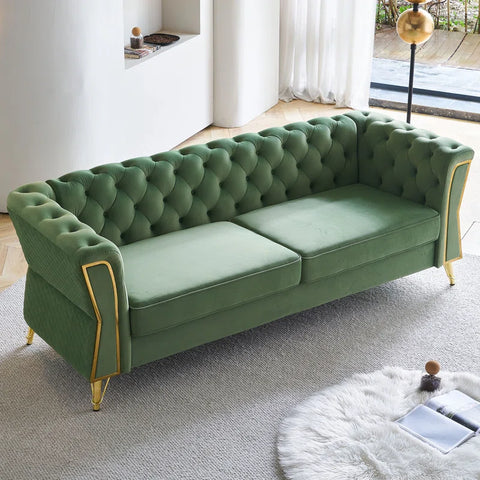 PyCharm Sofa Couch In Peach green Color by E-furniture