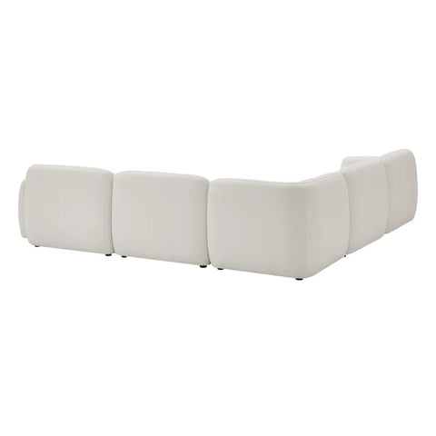 Photoshop Sectional Sofa Set in Cream Color by E-furniture