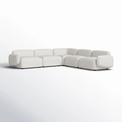 Photoshop Sectional Sofa Set in Cream Color by E-furniture