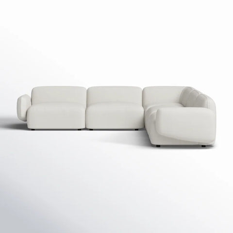 Photoshop Sectional Sofa Set in Cream Color by E-furniture