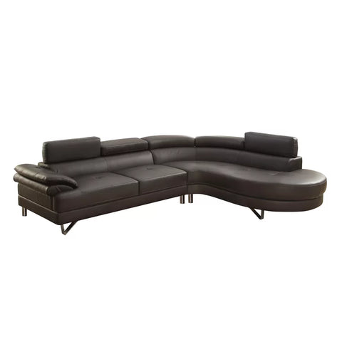 Adobe Lounger Sofa Set in Dark Grey Color by E-furniture