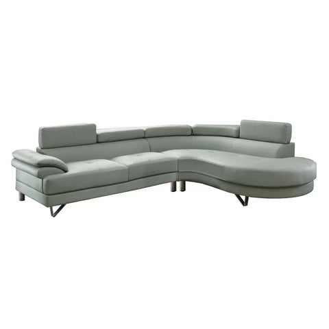 Adobe Lounger Sofa Set in Light Beige Color  by E-furniture