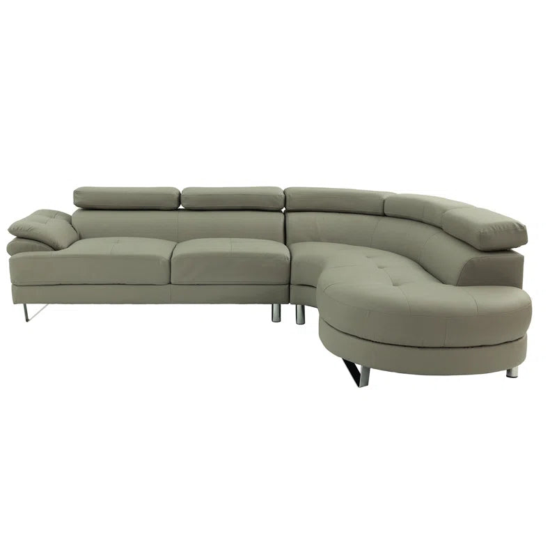 Adobe Lounger Sofa Set in Light Beige Color  by E-furniture