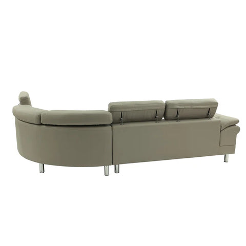 Adobe Lounger Sofa Set in Light Beige Color  by E-furniture