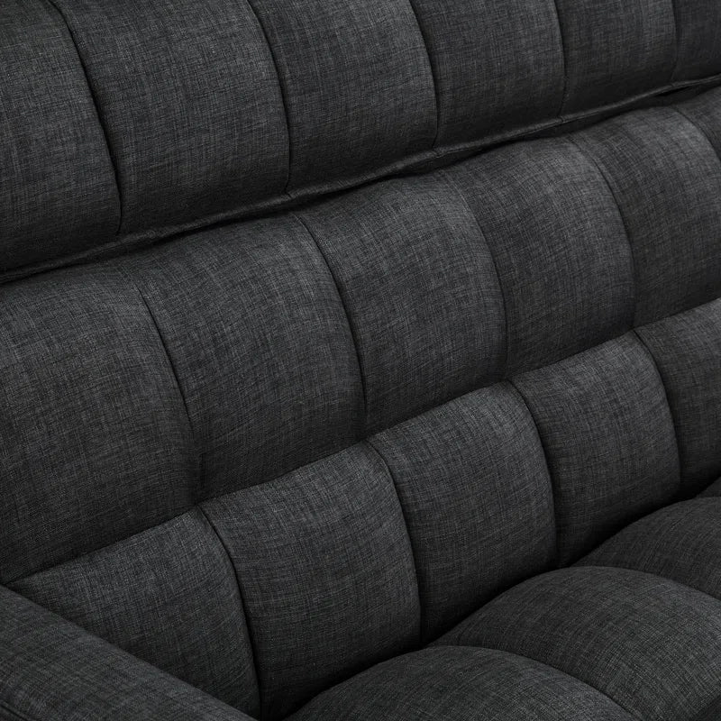 E-Furniture Apache Spark Sofa Cum Bed | Sofa Cum Bed In Grey  Color