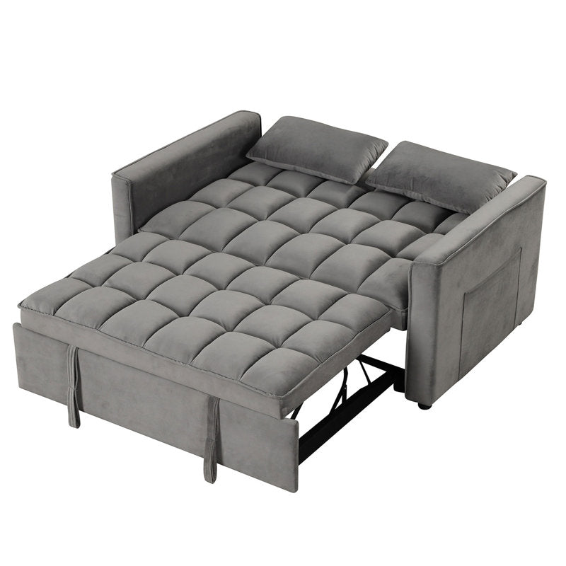 E-Furniture Chicago Sofa Cum Bed | Sofa Cum Bed In Multicolour - E-FURNITURE