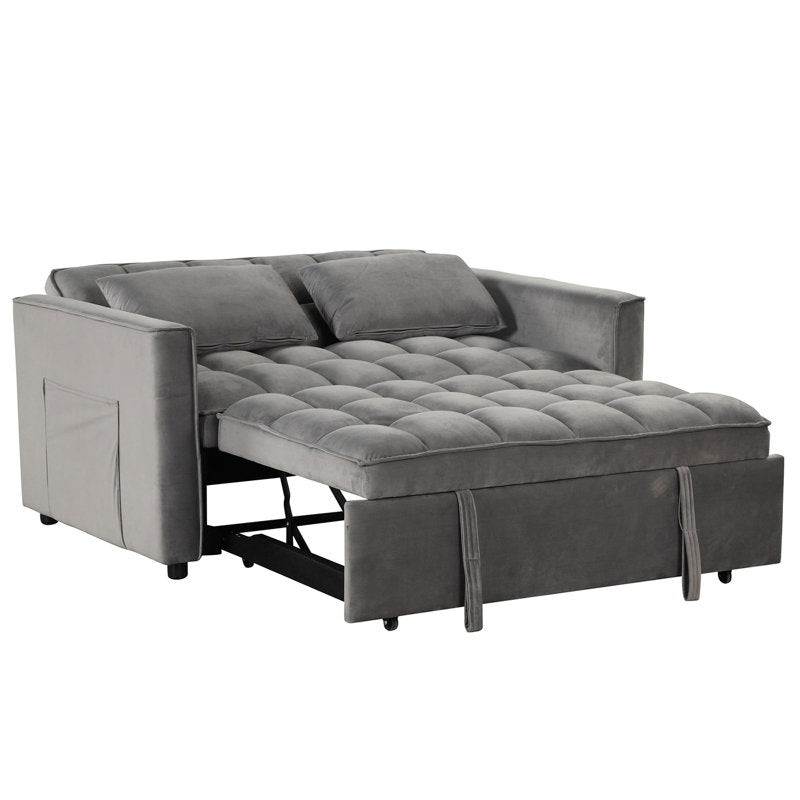 E-Furniture Chicago Sofa Cum Bed | Sofa Cum Bed In Multicolour - E-FURNITURE