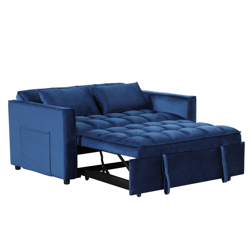 E-Furniture Chicago Sofa Cum Bed | Sofa Cum Bed In Multicolour - E-FURNITURE