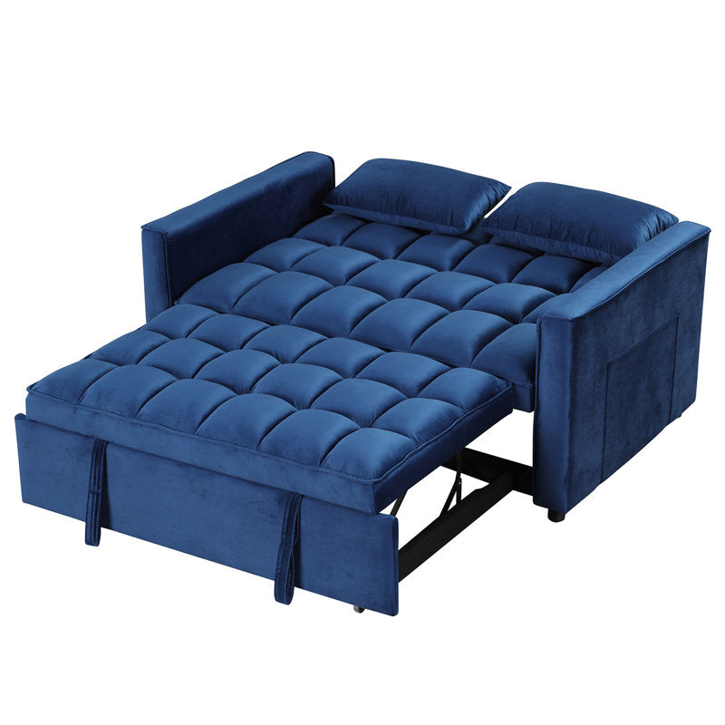 E-Furniture Chicago Sofa Cum Bed | Sofa Cum Bed In Multicolour - E-FURNITURE