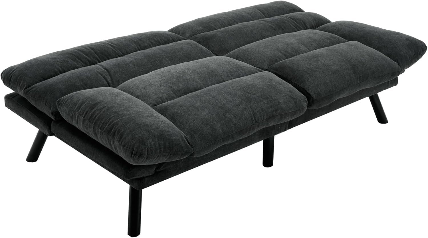 Slate Comfort | Convertible Plush Sofa Cum Bed