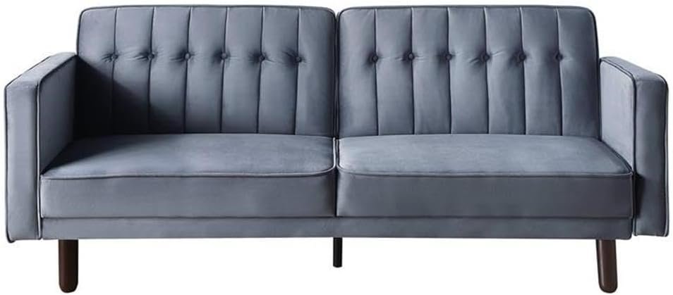 Slate Harmony | Convertible Tufted Sofa Cum Bed