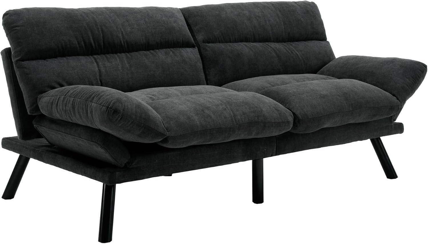 Slate Comfort | Convertible Plush Sofa Cum Bed
