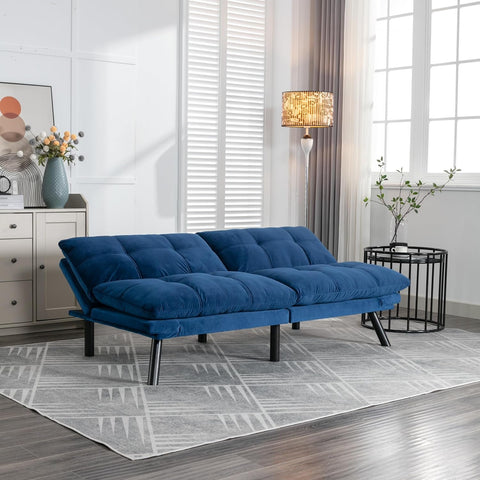 Azure Dream | Plush Convertible Sofa Cum Bed