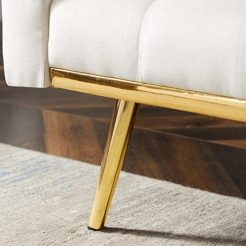 Ivory Dream | Convertible Tufted Sofa Cum Bed